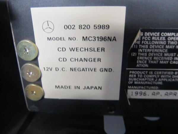 Cambiador de CD Mercedes-Benz No OEM 0028205989-2054