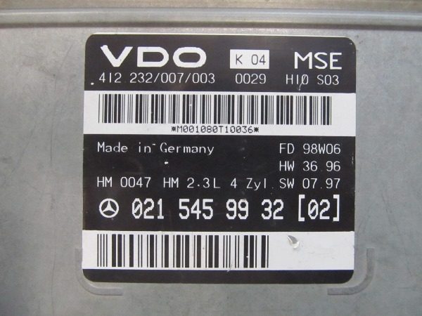 Computadora de motor (DME) Mercedes Benz 0215459932 OEM-4373